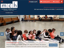 Tablet Screenshot of montessorichildrenshouse.org